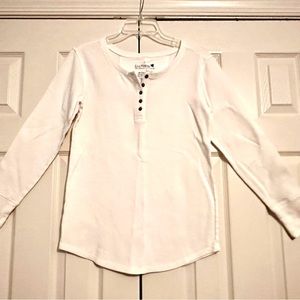 Cream long-sleeved top